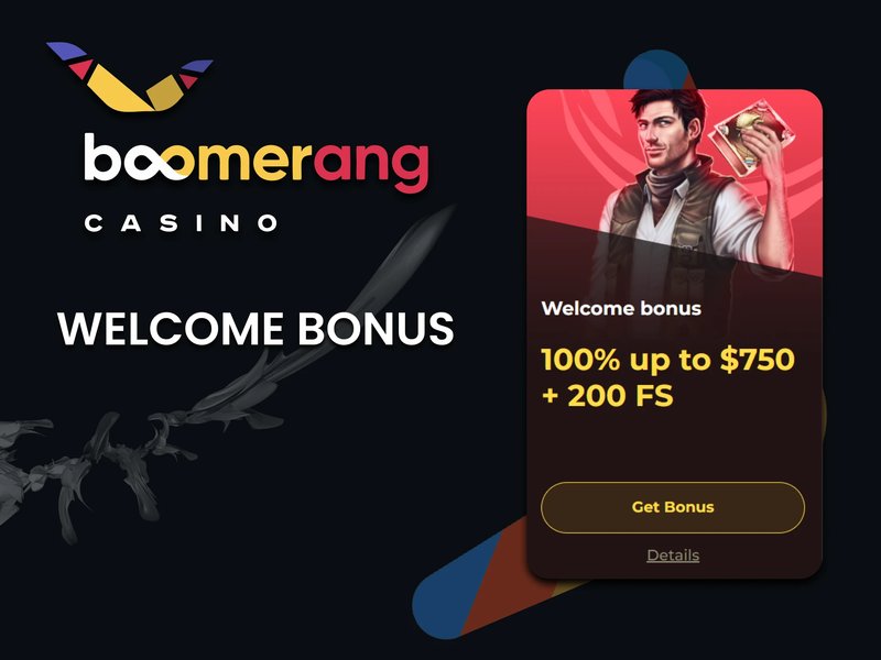 Boomerang Casino: Odlične Igralne Mestvice in Bonusi Za Slovenijo v Slovenia